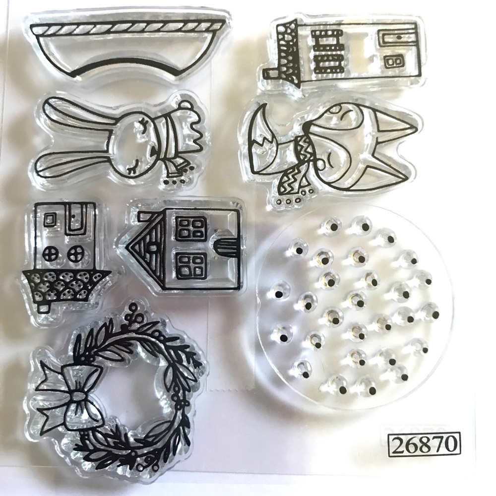 Sizzix SNOW GLOBE SCENE dies & stamps